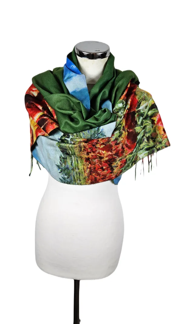 Sjaal Viscose Wol - Afbeelding 6