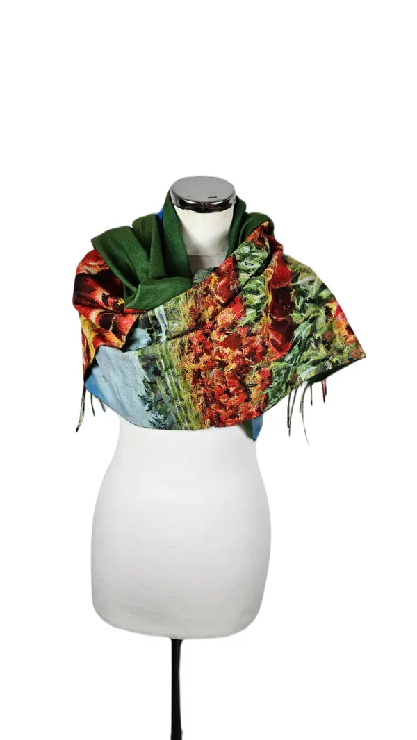 Sjaal Viscose Wol - Afbeelding 2