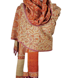 Yakwol Omslagdoek - Oranje, Zand