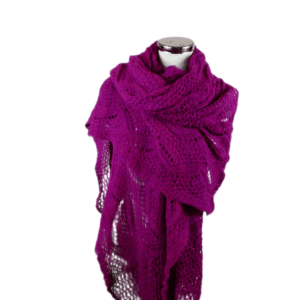 Gebreide Omslagdoek - Pimpernel