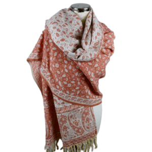 Yakwol Omslagdoek -  Roze, Zalm