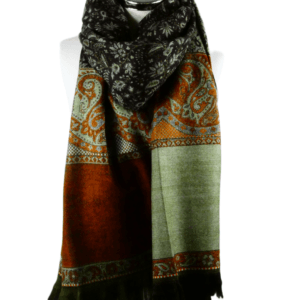 Yakwol Sjaal, Bruin, Olijf