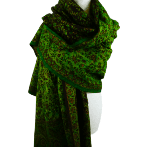 Yakwol Omslagdoek -  Groen