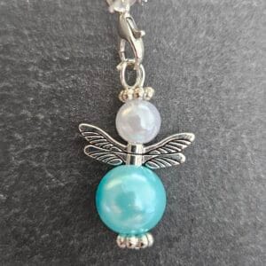 Beschermengel  Turquoise, Zilver