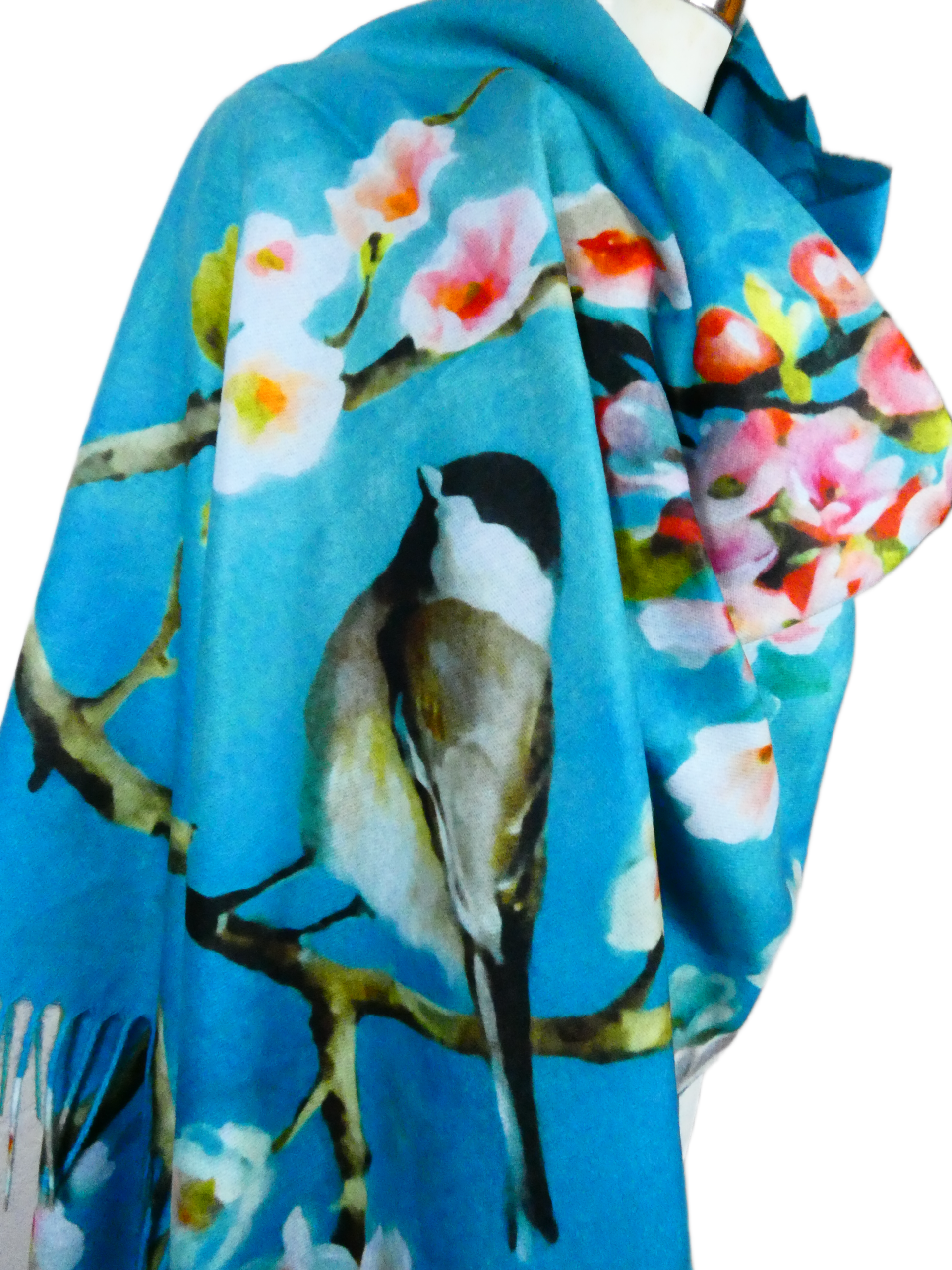 Sjaal Viscose Wol - Afbeelding 4