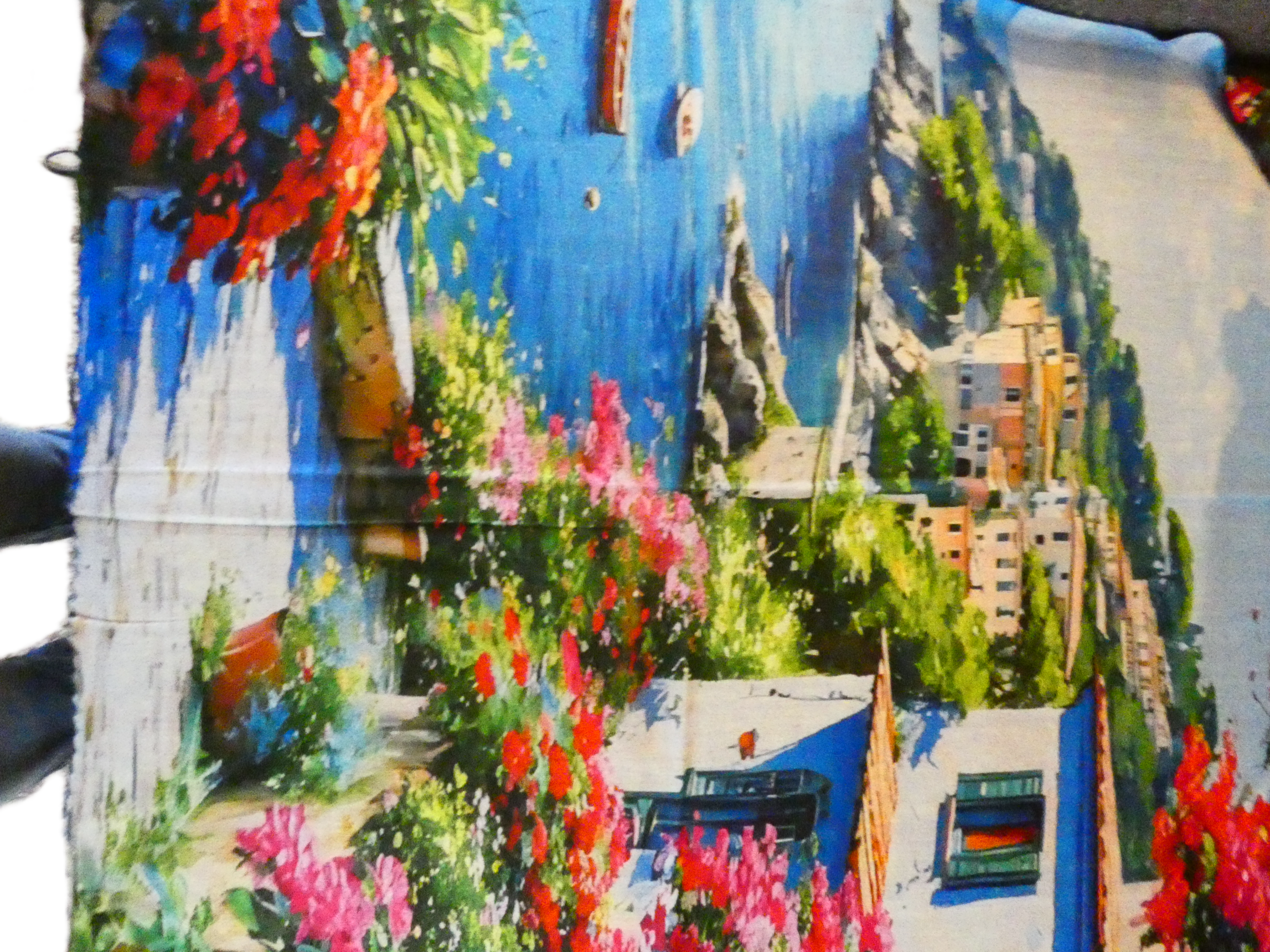 Sjaal Viscose Wol - Afbeelding 6