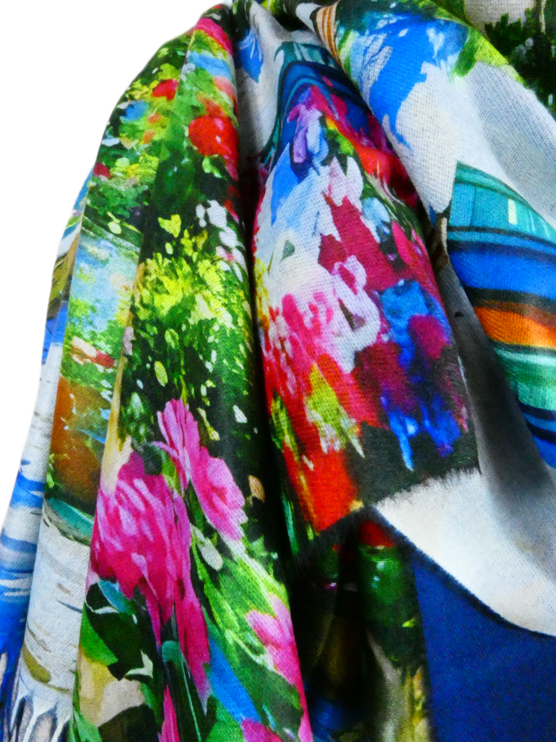 Sjaal Viscose Wol - Afbeelding 4