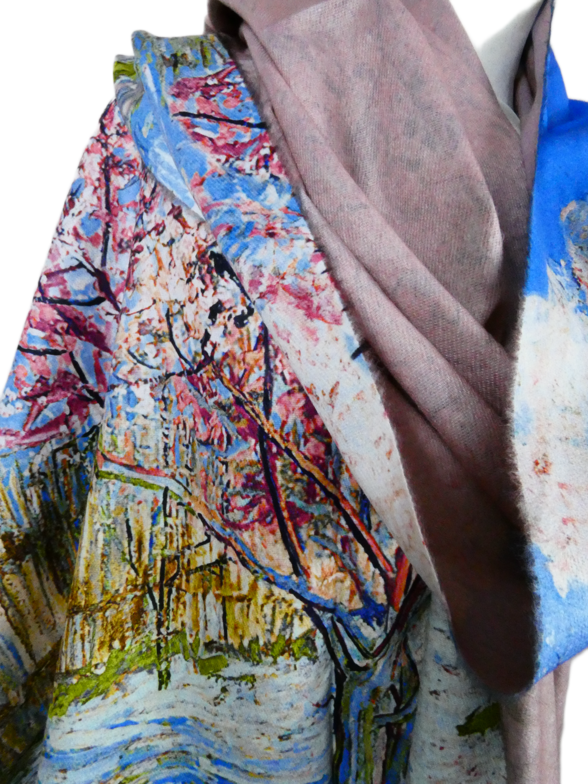 Sjaal Viscose Wol - Afbeelding 5