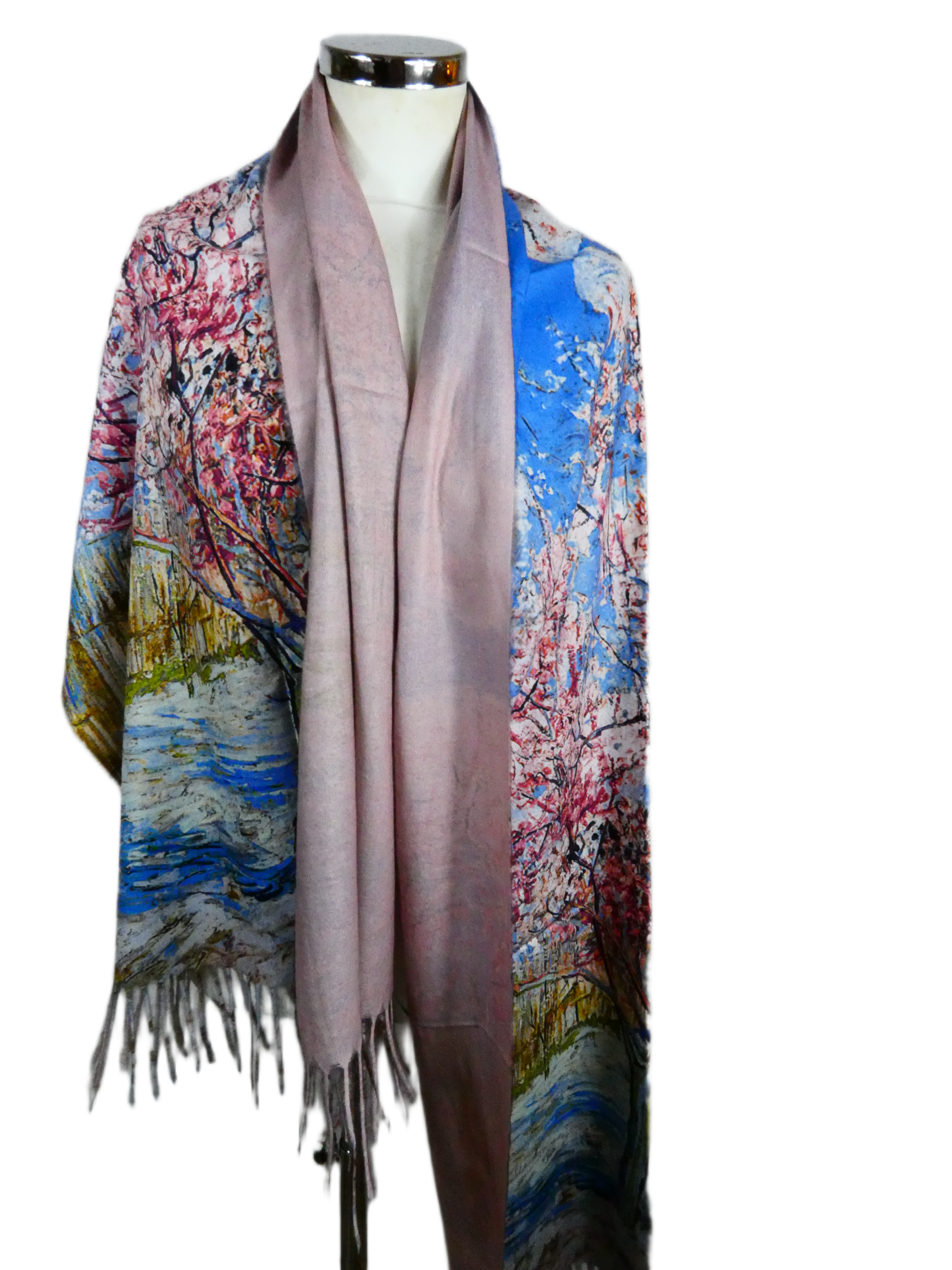 Sjaal Viscose Wol - Afbeelding 2