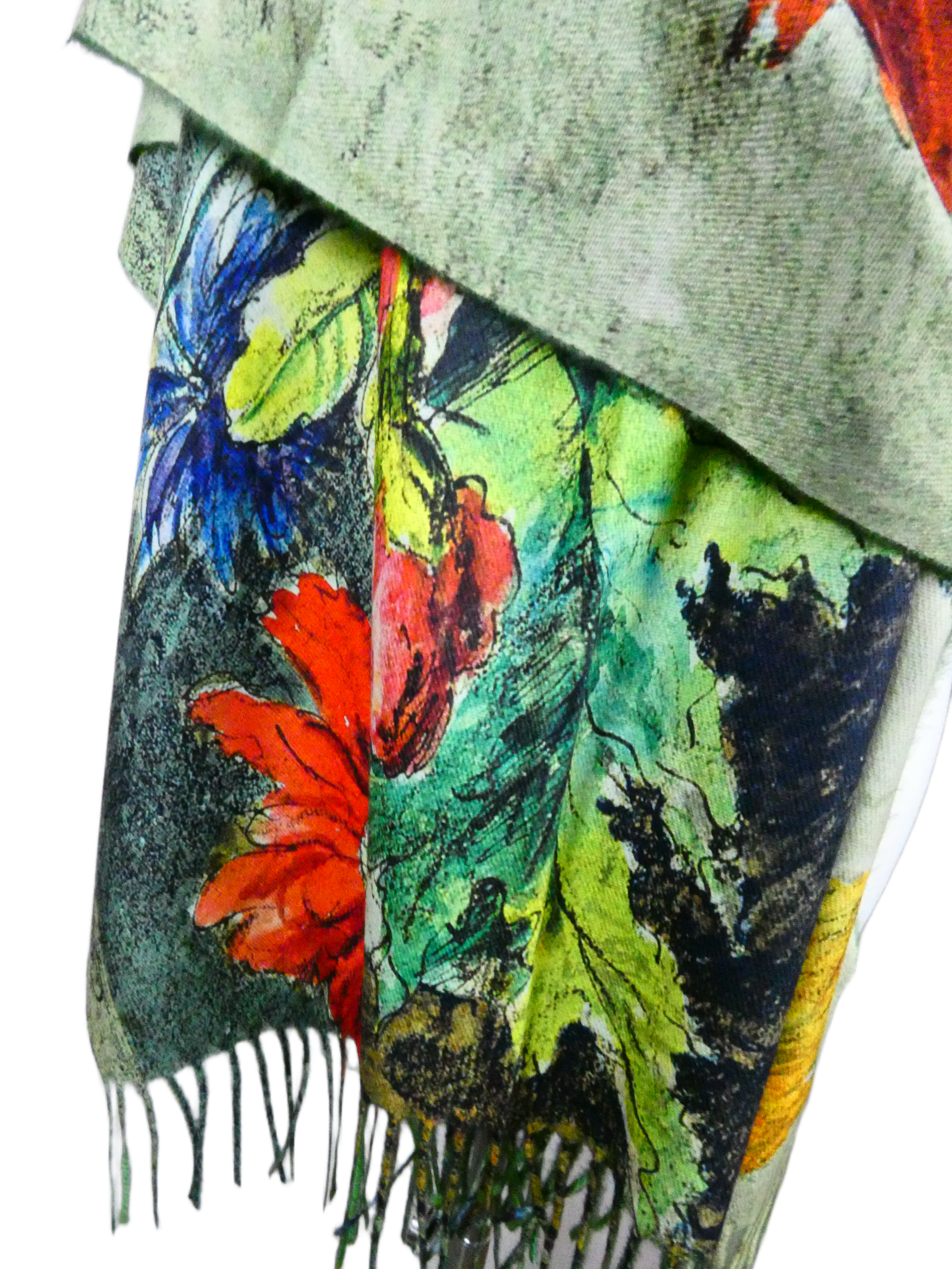 Sjaal Kasjmier, Wol - Afbeelding 4