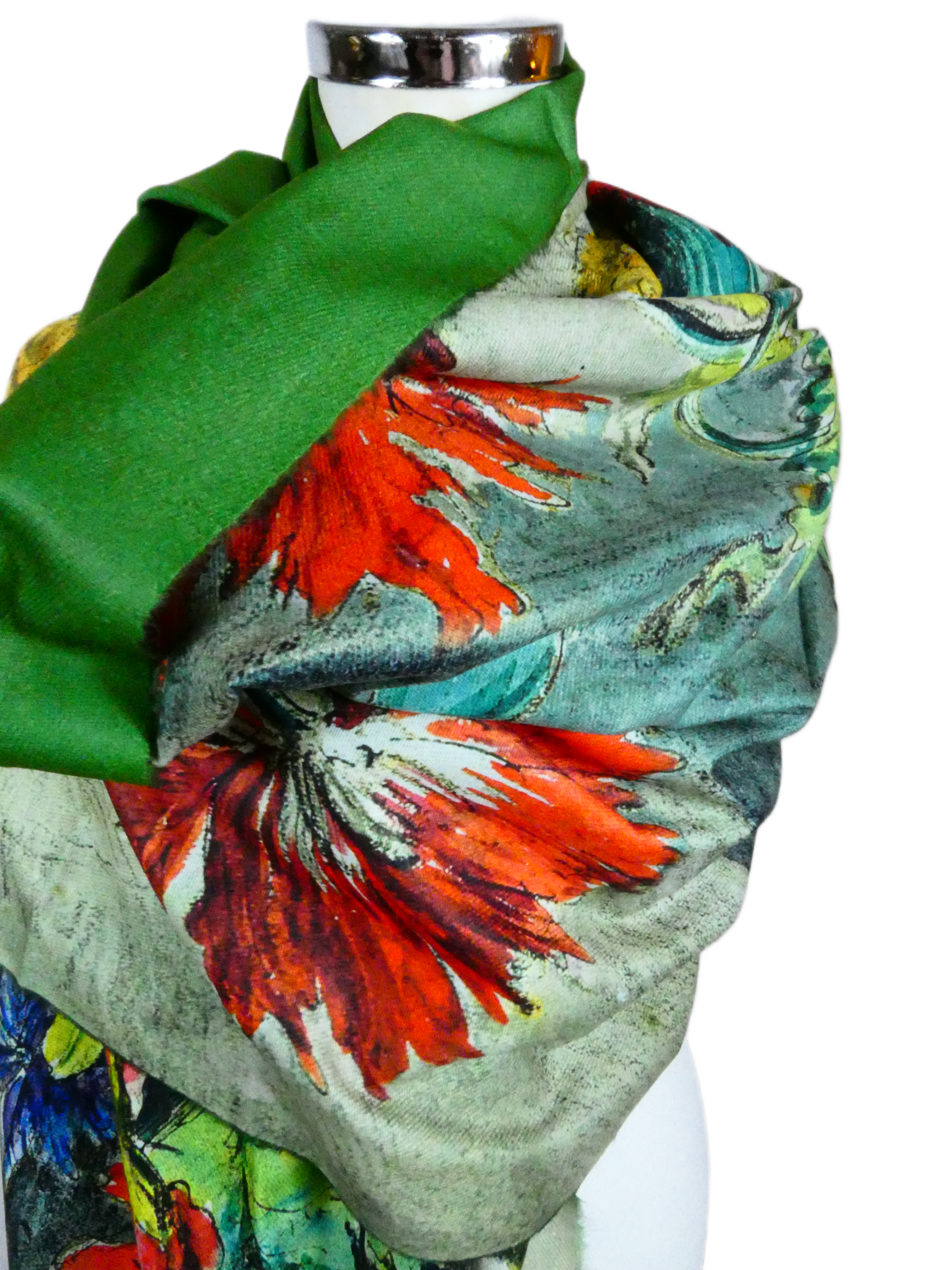 Sjaal Kasjmier, Wol - Afbeelding 3