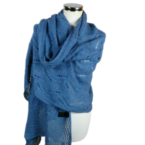 Gebreide Omslagdoek - Sky, Blauw