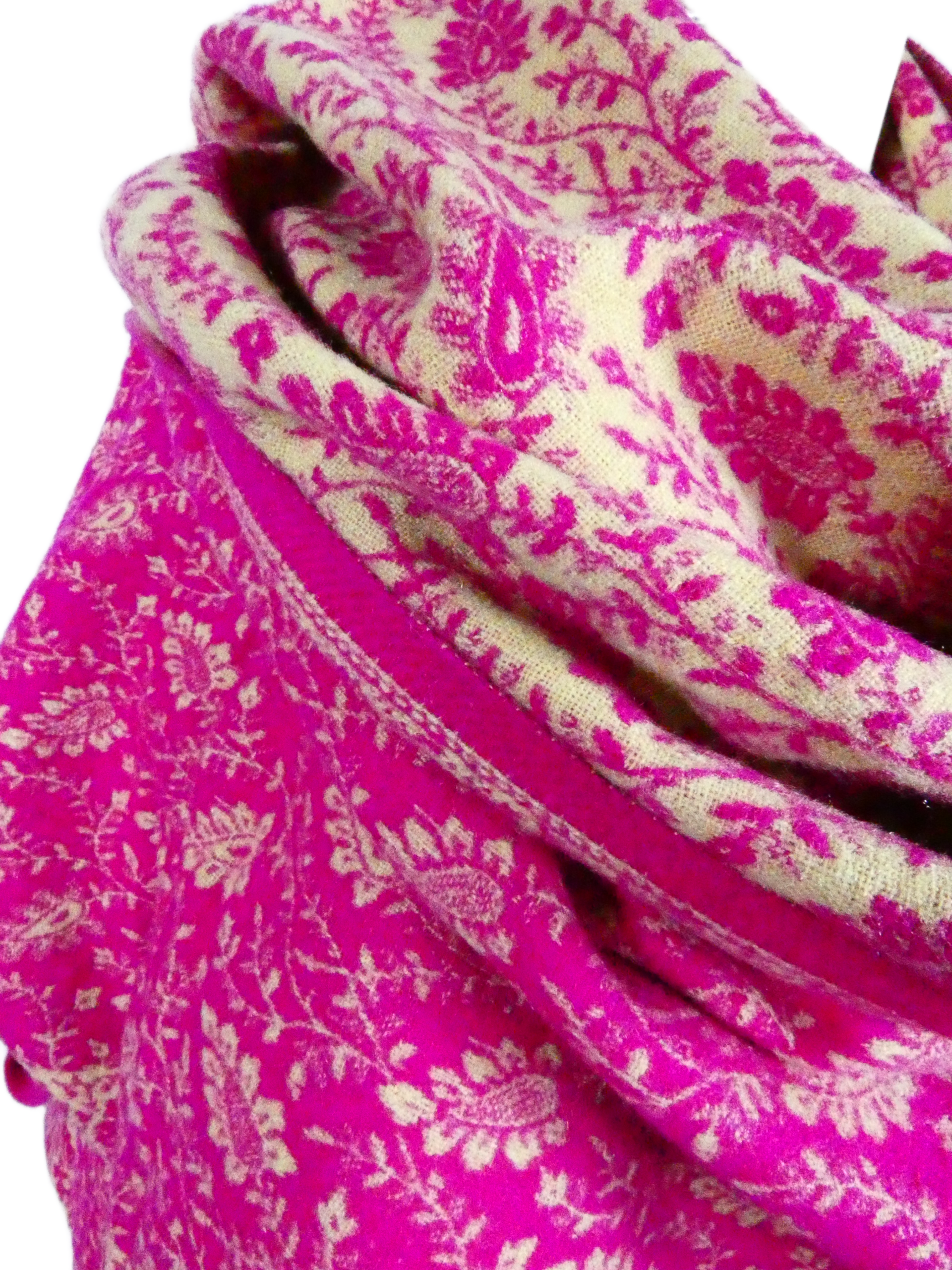 Yakwol Omslagdoek - Paars, Zand - Afbeelding 8