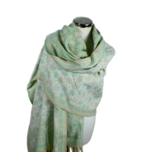 Yakwol Omslagdoek - Groen, Mint, Zand