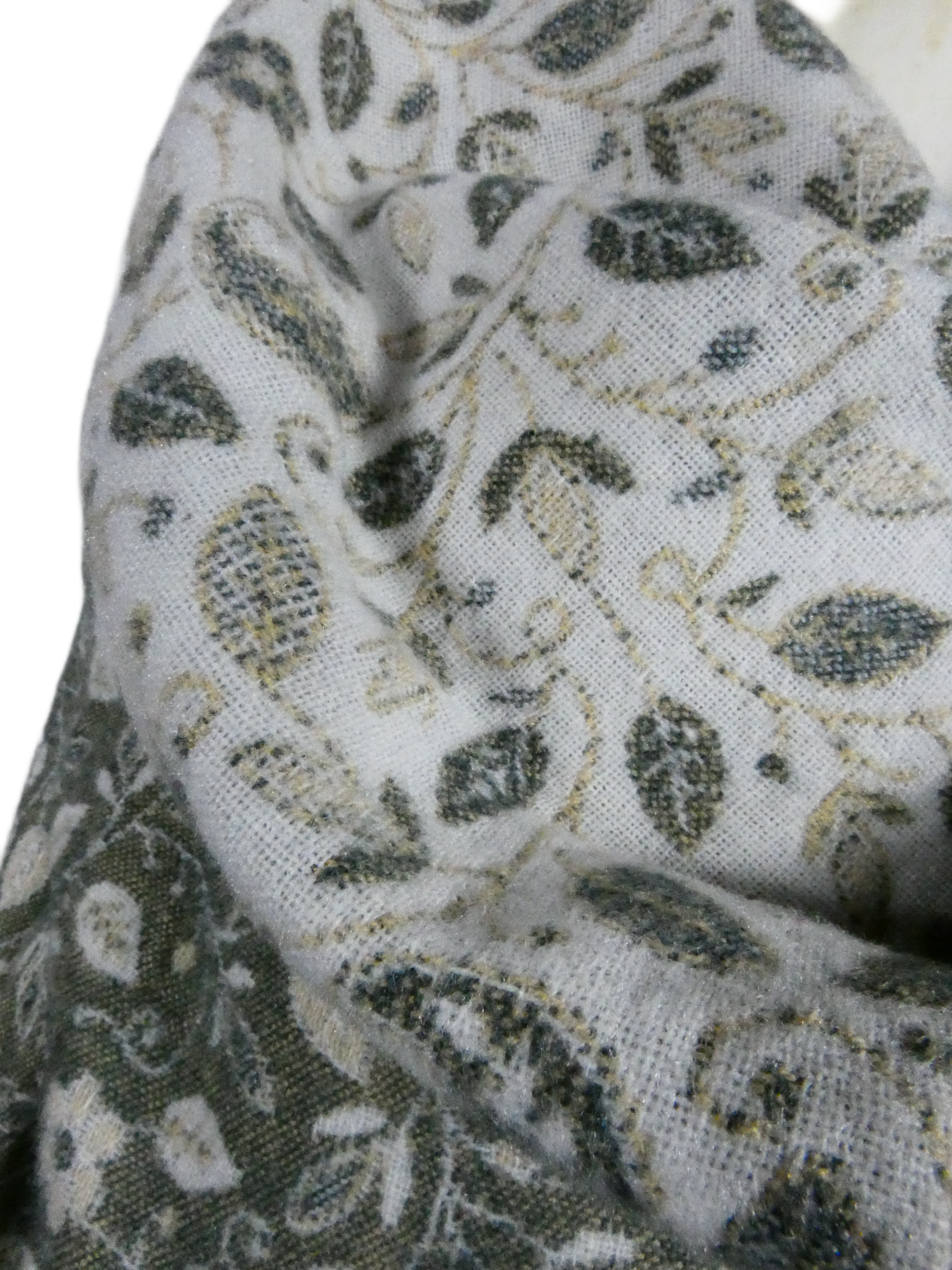 Yakwol Omslagdoek - Grijs, Wit, Zand - Afbeelding 8