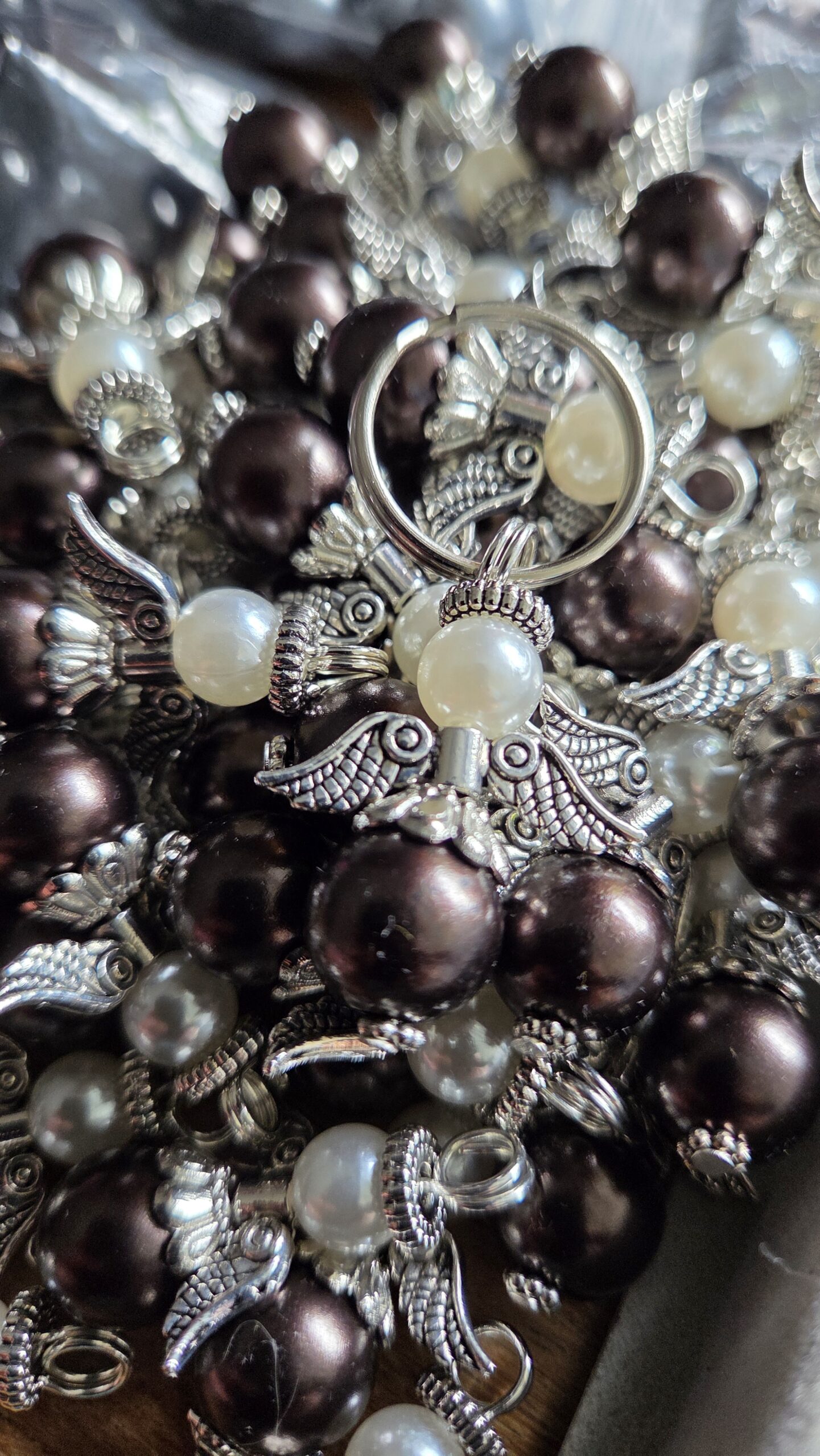 Beschermengel met sleutelring, Bruin - Afbeelding 5