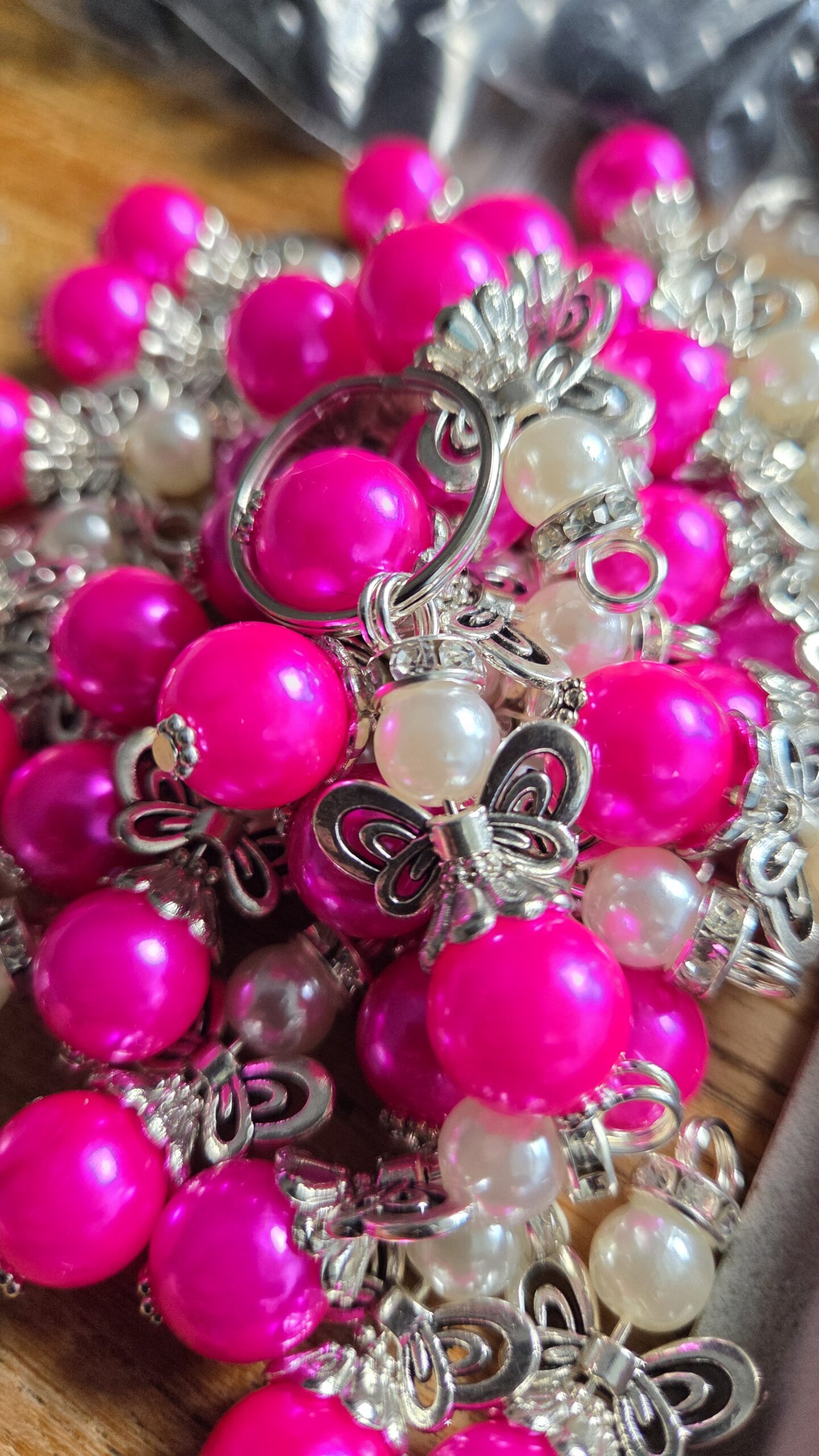 Beschermengel met sleutelring, Pink, Roze - Afbeelding 5