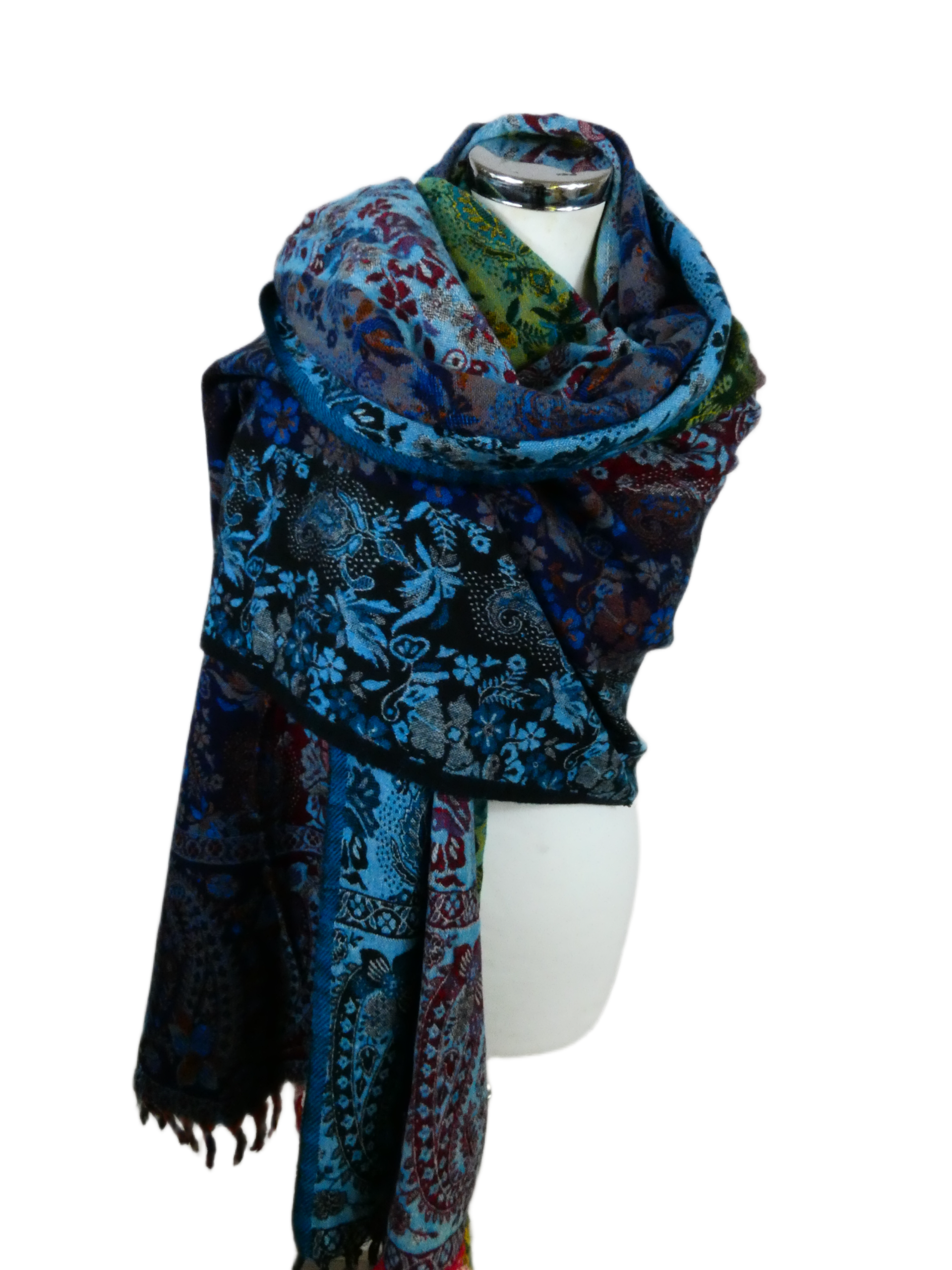 Yakwol Omslagdoek - Multi